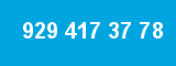 929 417 37 78 929 417 37 78